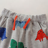 Boy Pants Boys' Pants Autumn Children Terry Sports Pants Cartoon Print