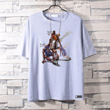 Basketball Sports T Shirt Summer Loose Short Sleeves T-Shirt Male Student Basketball Sports Lakers James