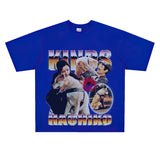 Film Star T Shirt Movie Loyal Dog Eight Male Printed Loose Street Cotton American T-shirt