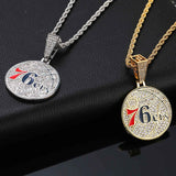 NBA Team Pendants 76ers Hip Hop