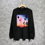 Purple Brand Long Sleeve T-Shirt Fashion Loose Long Sleeve Top