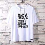Basketball Sports T Shirt Commemorative Kobe No. 24 Short Sleeve T-Shirt Male Student Basketball Loose Sports