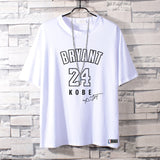 Basketball Sports T Shirt Commemorative Kobe No. 24 Short Sleeve T-Shirt Male Student Basketball Loose Sports