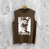 Purple Brand Tank T Shirts Sleeveless T-shirt Vest