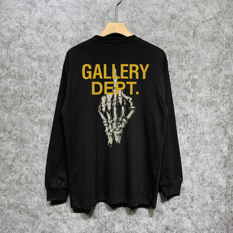 Gallery Dept Long Sleeved Shirt European and American Fashion Brand Long Sleeve Long-Sleeved T-shirt Blouse