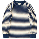 Mariner Shirt Horizontal Striped American Retro Sports T-shirt Men's Long Sleeve Spring and Autumn Navy-Striped Shirt