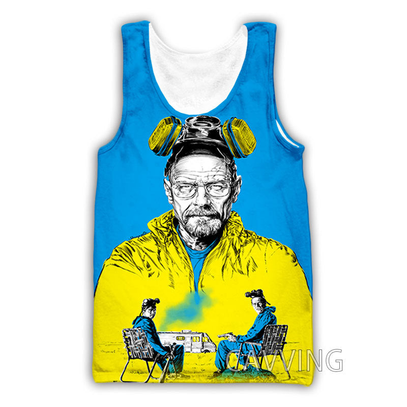Heisenberg T Shirt 3d Digital Printing Breaking Bad Men Women Casual Vest