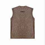 Purple Brand Distressed Tank T Shirts Distressed Sleeveless T-shirt Vest
