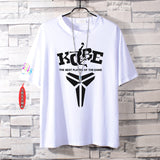 Basketball Sports T Shirt Lakers James No. 23 Kobe No. 24 Short Sleeve T-Shirt Male Letter Loose Student Pure Cotton