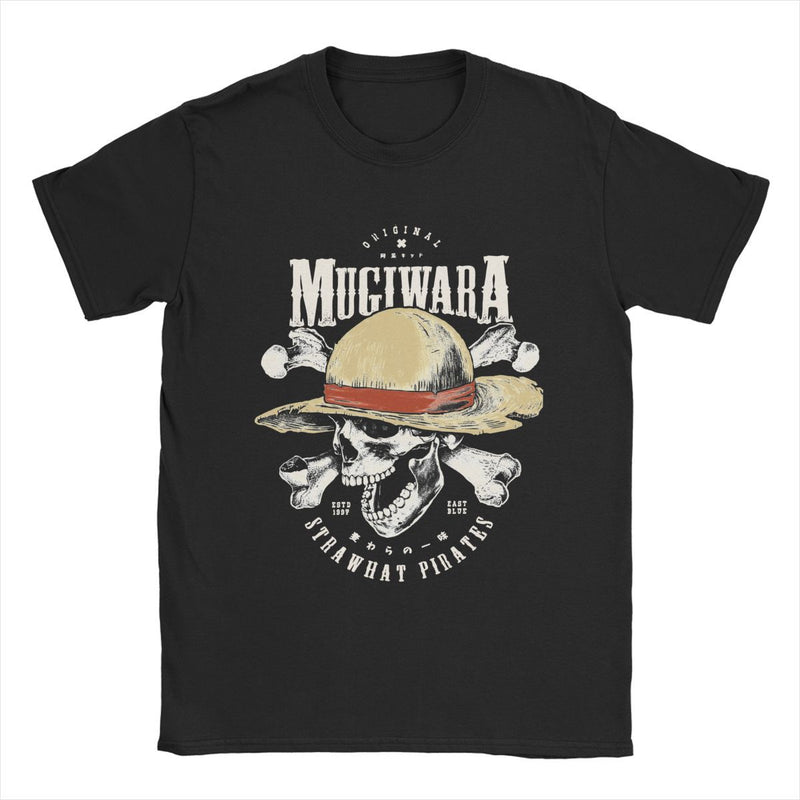 T-shirt MUGIWARA print short sleeve
