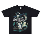 Film Star T Shirt Movie The Man Who Knew Too Much Pure Cotton Loose Short Sleeve American Retro Trendy T-shirt Men