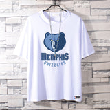 Basketball Sports T Shirt Summer Cotton Short Sleeve T-Shirt Male Student Basketball Sports Loose