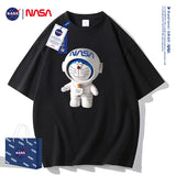 Nasa T Shirt Cotton Short-Sleeved T-Shirt Couple Summer Student Half Sleeve T-Shirt