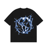 T-shirt dark high set ndy revenge thunder lightning logo