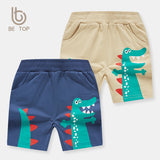 Boy Shorts Boys' Shorts Baby Cotton Dinosaur Casual Shorts Summer Knitted Casual Pants