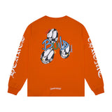 Chh Chrome Heart Long Sleeve Shirt Unisex Fashion Loose Long Sleeve Shirt