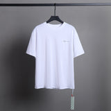 Ow T Shirts Gradient Printing Men and Women Short Sleeve