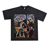 Film Star T Shirt Movie New Dragon Inn Short Sleeve Loose Retro American Street T-shirt Men and Women