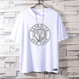 Basketball Sports T Shirt Summer Round Neck All-Matching Loose Short Sleeve T-Shirt Men