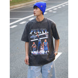 Basket Ball Star T Shirt Markelle Fultz Short Sleeve Printed T-shirt Retro Loose