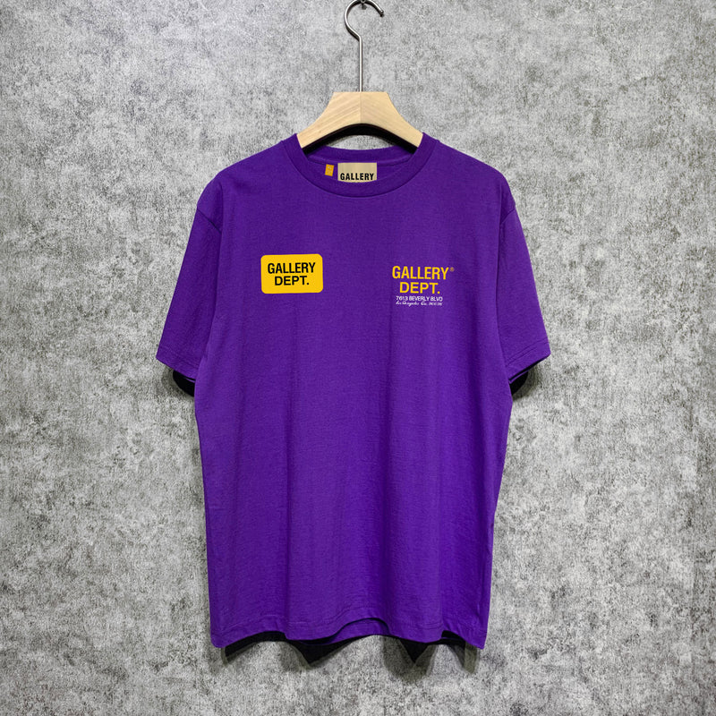 Gallery Dept T Shirts Fashion Brand Tee Shirt Short Sleeve T-shirt Blouse