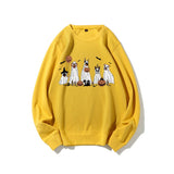 Halloween Sweatshirt Retro Dog Ghost
