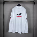 Men T-shirts Embroidered Long Sleeve T-Shirt Loose Casual