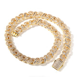 Chains Zircon Necklace Cuban Chain