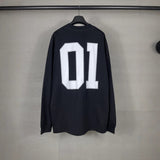 Men T-shirts Spring and Autumn Paris Basketball Uniform Embroidery