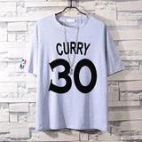 Basketball Sports T Shirt Nba Basketball Cotton Short-Sleeved T-Shirt Male Student Sports Kobe James Owen Curry