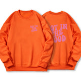 Not In The Mood Printed Hoodie Men Harajuku Warm Fleece