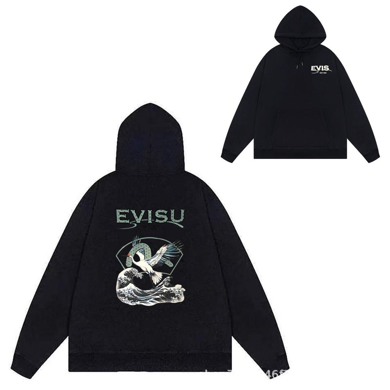 Evisu Hoodie Fushen hooded sweater autumn winter