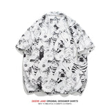 Men's Shirt Short-Sleeved Shirt Men's Summer Loose Casual