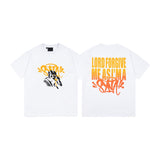 Synaworld T Shirts central cee short sleeves front and rear letter print loose T-shirt