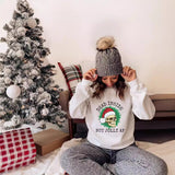 Colored Dead Inside But Jolly Af Christmas Saweatshirt