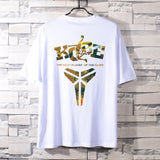 Basketball Sports T Shirt Nba Commemorative Kobe No. 24 Sweatshirt Student Short Sleeve T-Shirt Men'S Loose