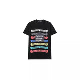 CHH Chrome Heart T Shirts Croix Cross Color Leather Printed Short Sleeve T-Shirt