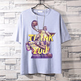 Basketball Sports T Shirt Basketball Sports Student Handsome Lakers Kobe Short Sleeve T-Shirt Men