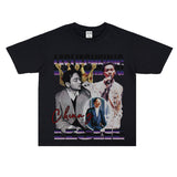 Film Star T Shirt Loose Heavy Retro Street Cotton American T-shirt Men and Women