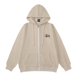 Stussy Hoodie Zip Cardigan Hooded Sweater