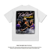 Nba T Shirt Summer Kobe James Printed Short Sleeve T-shirt American Retro