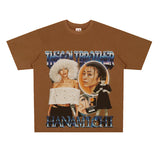 Film Star T Shirt Loose Heavy Retro Street T-shirt Men and Women