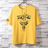 Basketball Sports T Shirt Nba Basketball Clothes Commemorative Kobe No. 24 Cotton Short-Sleeved T-Shirt Men'S Loose