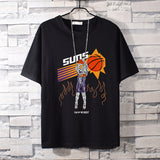 Basketball Sports T Shirt Short-Sleeved T-Shirt Men'S Lakers Kobe Loose Large Size Top Student