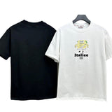 GCD T-Shirt GCD Printed Short Sleeve T-Shirt Men's Loose Crew Neck