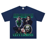 Film Star T Shirt Loose Heavy Retro Street Cotton American T-shirt