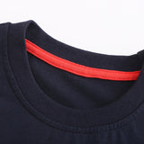 Boy T Shirt Boys' T-shirt Summer Short Sleeve T-shirt Knitted Cotton round Neck Cartoon Printed