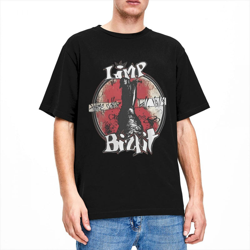 Limp Bizkit Band T-Shirts for Men Novelty Pure Cotton