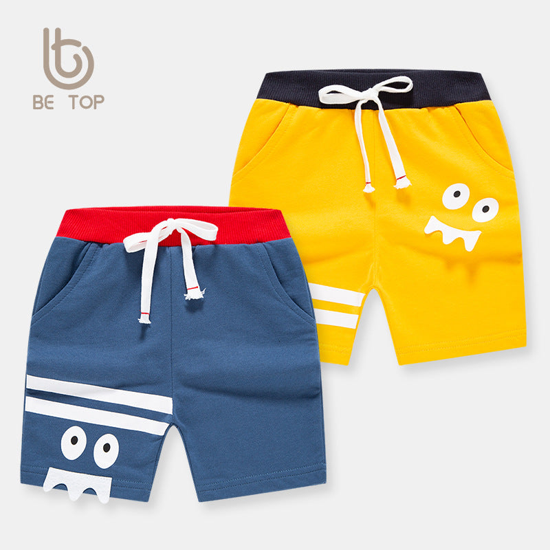 Boy Shorts Children's Clothing Summer Korean Style Children's Shorts Boys' Baby Fifth Pants Casual Sports Pants