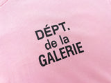 Gallery Dept T Shirts round Neck Short Sleeve T-shirt Pure Cotton